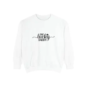 Lucky Daddy Sweatshirt - Unisex Garment-Dyed Crewneck
