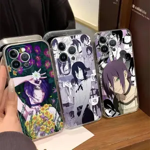 C-Chainsawman Reze Arc Movie Transparent Phone Case for iPhone 17,16,15,14,13,12,11,Pro,Max,Plus Phone Cover Shockproof Cover
