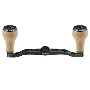 Gomexus Aluminum Baitcasting Fishing Reel Handle with Cork Knob - Ultra-Light 7075 Handle, Non-Slip, Easy Installation | BDH-CA27
