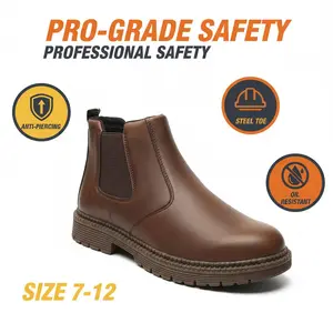Versatile Splash-proof Smash-proof Puncture-proof Breathable Safety Shoes Unisex Chef Work Shoe Waterproof Anti-slip Durable Outdoor Comfortable Offering Advanced Shock Absorption and Impact Defense Ultimate Defense Against Workplace Hazards Everyday