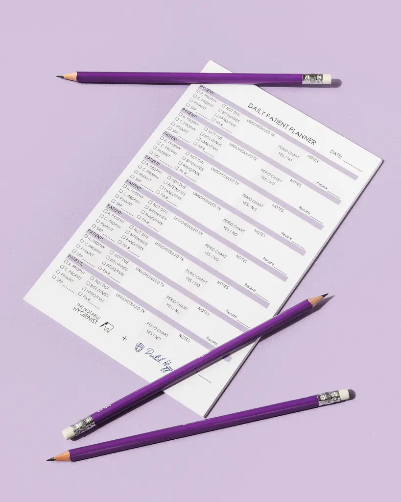 Daily Patient Planner Notepad - SMALL