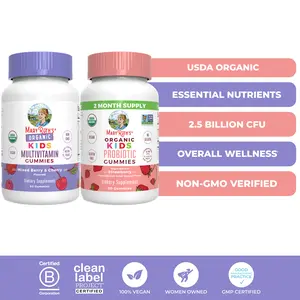 MaryRuth's Organic Kids Daily Health & Digestion Bundle - Organic Kids Multivitamin Gummies & Organic Kids Probiotic Gummies MaryRuth's Organic Kids Daily Health & Digestion Bundle - Organic Kids Multivitamin Gummies & Organic Kids Probiotic Gummies