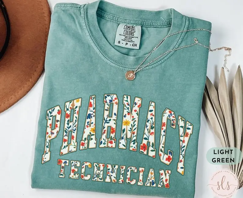 Pharmacy Tech Shirt, Pharmacy Technician T Shirt, Pharmacy Tech Shirts, Pharmacy Tech T-shirt, CPHT Graduation, CPHT Shirt, Pharm Tech Gifts Cotton Fabric