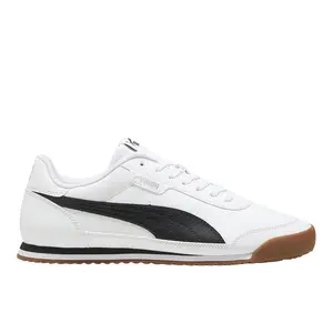 PUMA Mens Turino Ii Lace Up Sneakers Shoes Casual - White