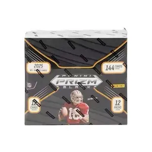 2025 Panini Prizm Black Football Hobby Box Trading Cards