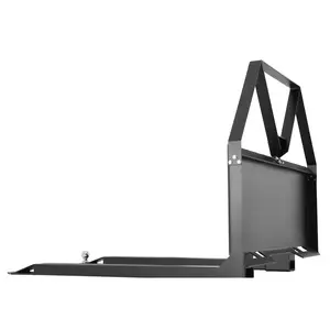 Skid Steer Pallet Forks, 2600 lbs Rated Capacity, Pallet Fork Frame Attachment with 48-inch Pallet Forks Blades, 1-7/8 inch Ball Hitch Receiver, Quick Tach Connection for Skid Steers, Tractors