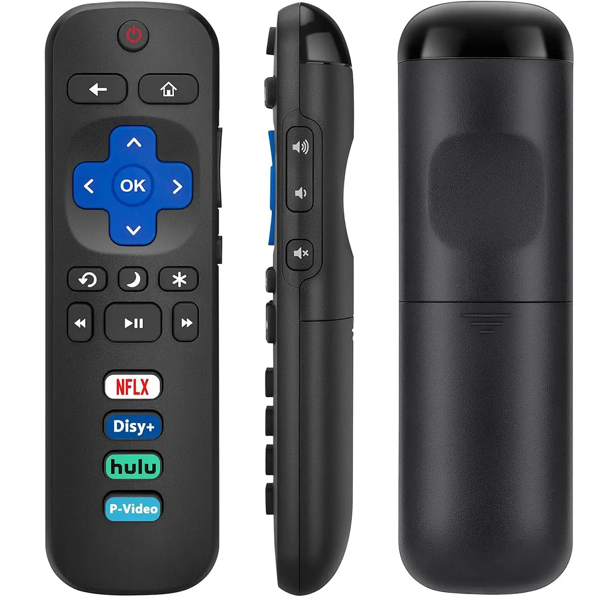 Replacement Remote Control Only for Roku TV, Compatible for TCL Roku/Hisense Roku/Onn Roku/Sharp Roku/Element Roku/Westinghouse Roku/Philips Roku Smart TVs (Not for Roku Stick and Box)