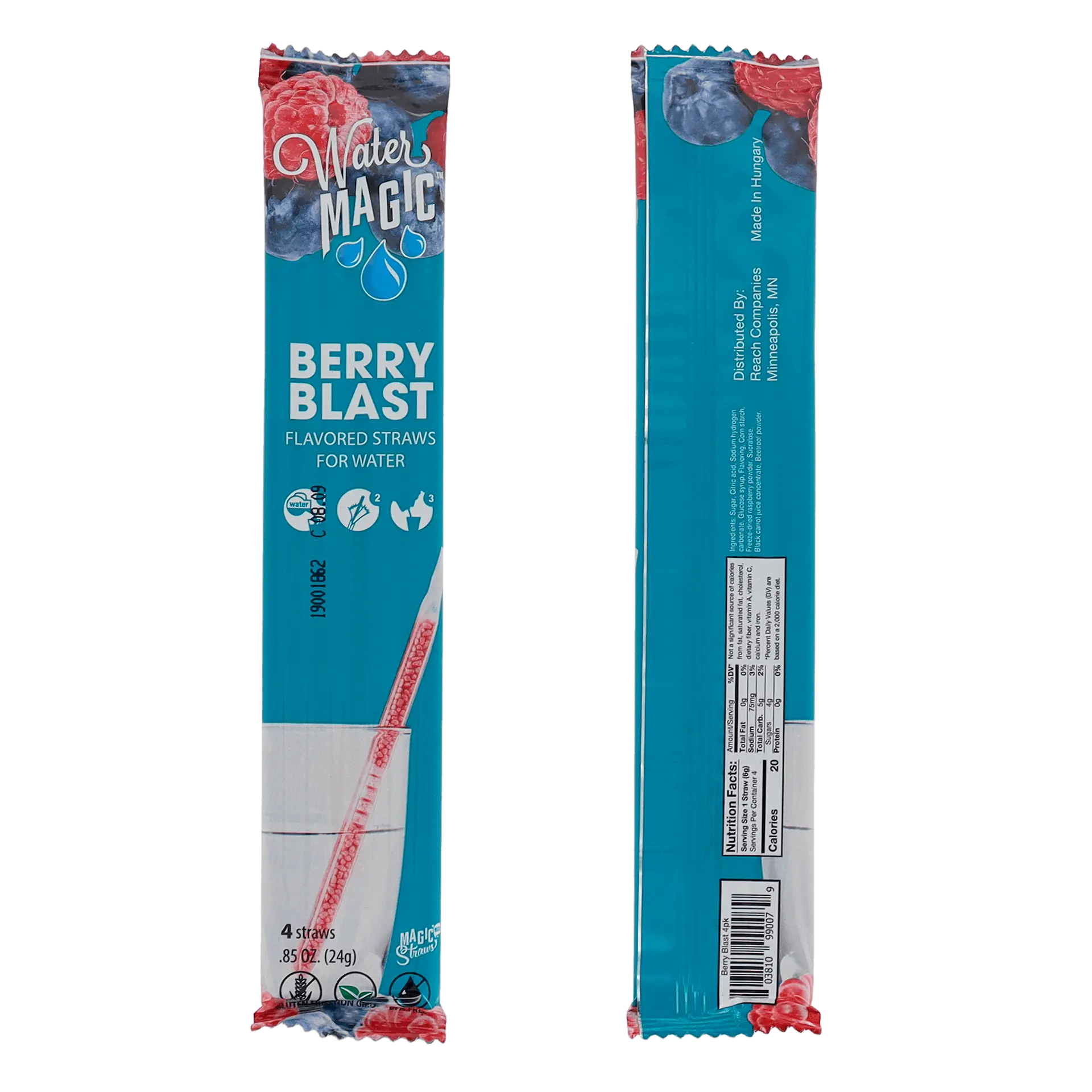 Milk Magic Water Magic Straws - Berry Blast Milk Magic Water Magic Straws - Berry Blast