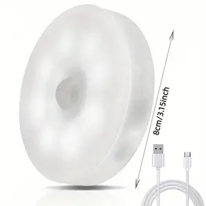 Rechargeable Motion Sensor Ceiling Light - Magnetic, Wireless Remote-Controlled, Battery-Powered Decorative Home Light for Closet, Stairs, Easy-to-Install Festive & Home Decor
