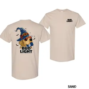 BudLight Ghost Face Halloween 2 Sided T-Shirt, Cotton Shirt,  Shirt For Men And Women, Gift for Him, Her,  Graphic Tee, Trendy Shirt