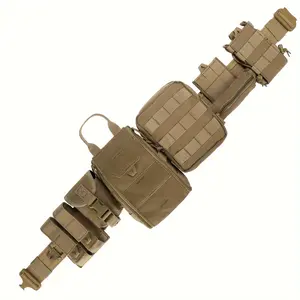 1000D Combat Belt Work with Bag Belt Practical Belt 8 Pieces Set