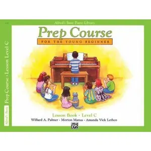 USED Book - Prep Course For the Young Beginner: Lesson Book Level C by Willard A. Palmer (Paperback) - english