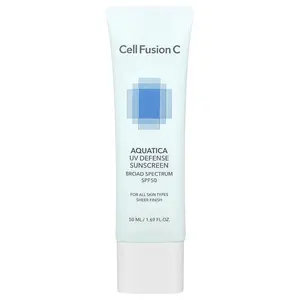 Cell Fusion C Aquatica UV Defense Sunscreen, For All Skin Types, SPF 50, 1.69 fl oz (50 ml)