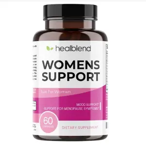 healblend Women’s Support Complex Advanced Formula - Female Support Supplement for Hot Flashes, Night Sweats, Symptoms of Perimenopause and Menopause - Hormone Regulation Naturally - 60 Capsules Healthcare Fitness Dietary
