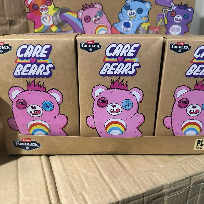 Fuggler Care Bears Sealed Blind Box Collectible Toy - Figurines & Miniatures, Single Doll, Mix & Match, Holiday Gift