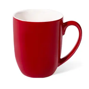 Urbanstrive 16 oz Large Coffee Mug with Handle Novelty Tea and Coffee Cup for Men and Women Office Home Use Red Mug