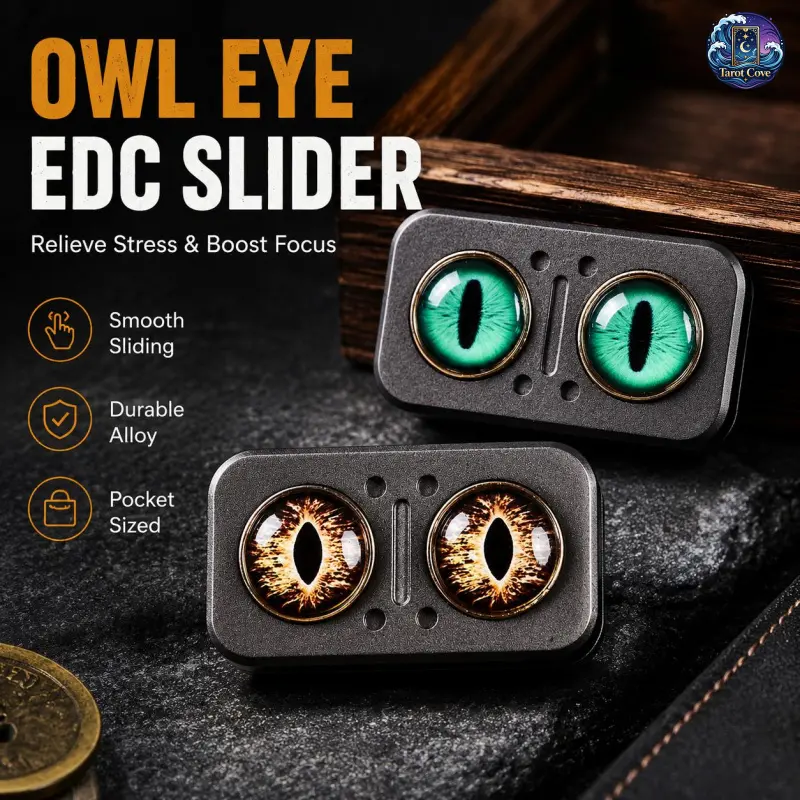 New Trend Fidget Toys - Unique Owl EDC Hand Slider, Portable Stress Relief Fidget Toy, Perfect Time Killing Artifact