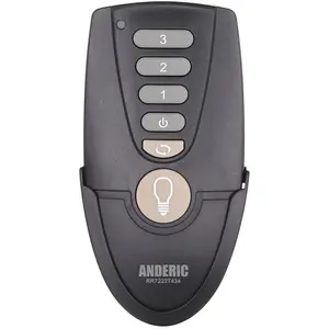 Anderic RR7222T434 Replacement Ceiling Fan Remote Control for Home Decorators Collection and Others CHQ7222T434
