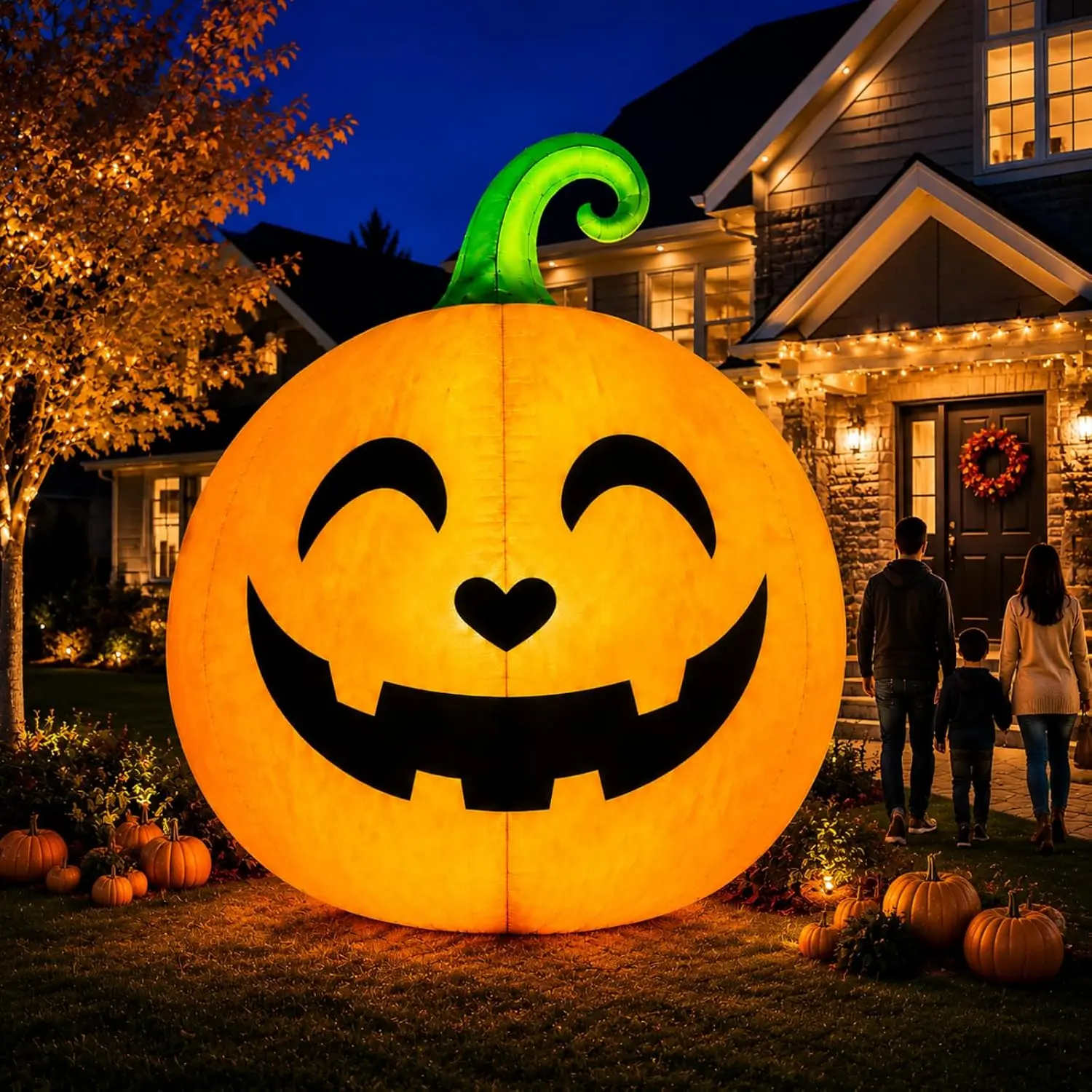 Toiyjofe 10FT Halloween Inflatables Giant Pumpkin Outdoor Decorationspooky season decor, spooky yard decor, halloween yard decor, halloween gift for him and her, 2026 gift