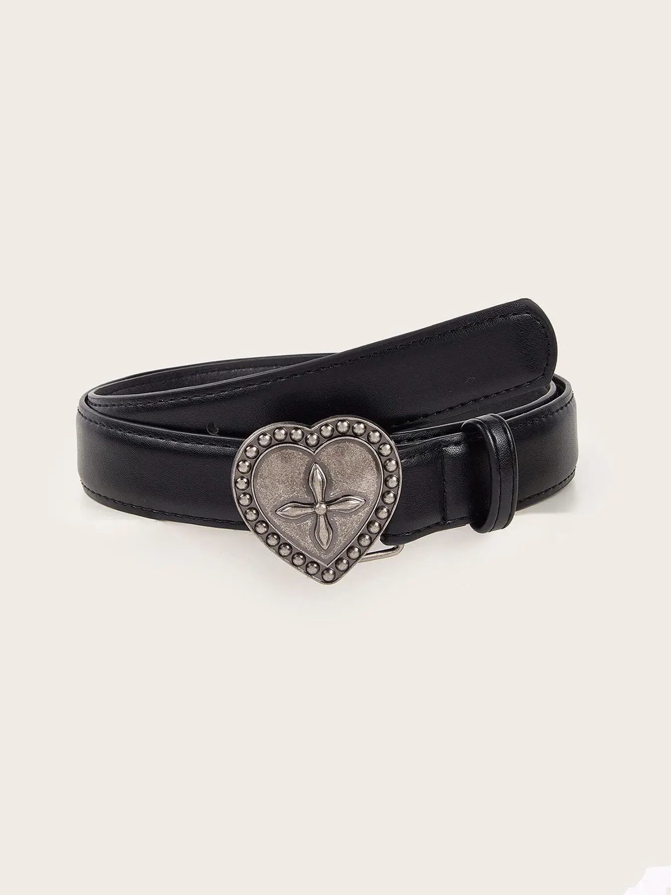 Triple Heart Buckle Western Concho Belts For Women Boho 