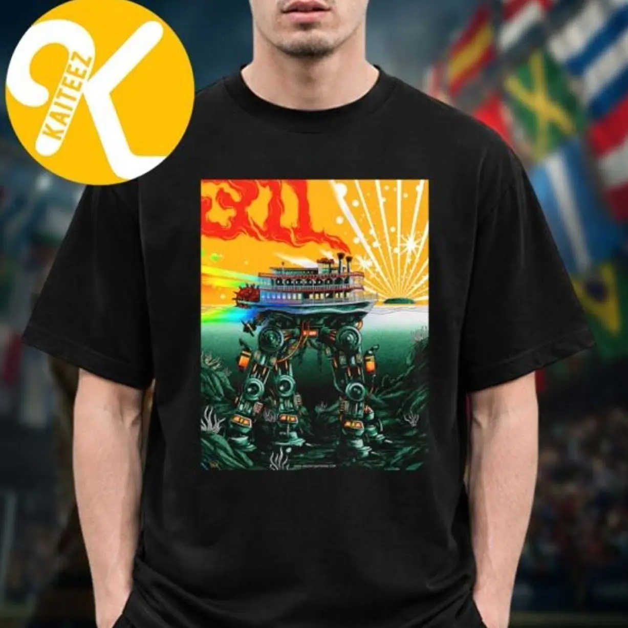 311 Band Riverside MO Event Poster At Morton Amphitheater In Riverside MO On August 4  2026 Unisex T-Shirt GWD