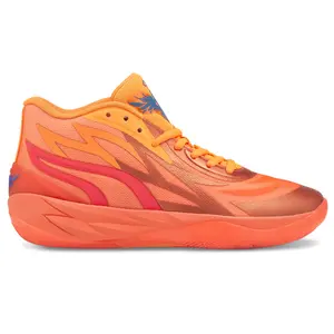 PUMA Mens Mb.02 Supernova Basketball Sneakers Shoes - Orange PUMA Mens Mb.02 Supernova Basketball Sneakers Shoes - Orange