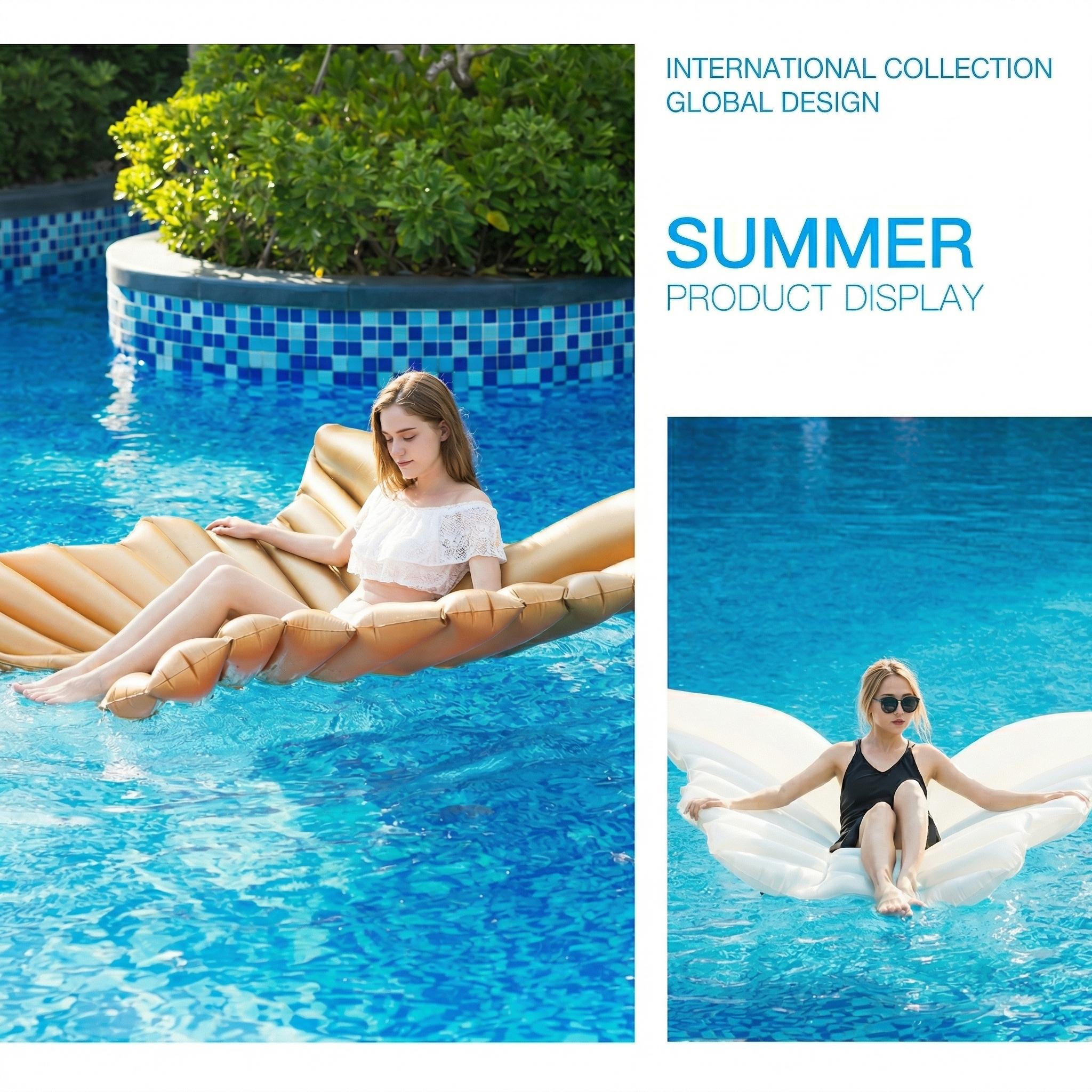 Angel wing inflatable float, beach float, butterfly wing water inflatable swimming ring