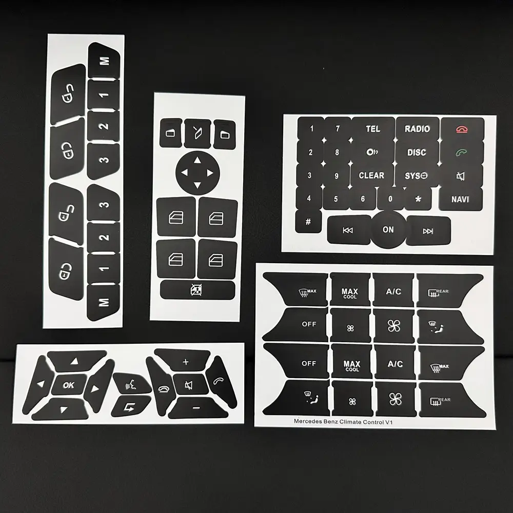 Mercedes-Benz Interior Accessories, Sticker For Cars, Decal, Automobile Decals, PVC Material, Durable & Stylish Design, Fits Models 2007-2014, Perfect for Car Decoration