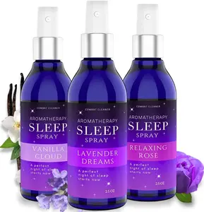 Pillow Sleep Spray 3-Pack – Lavender, Rose & Vanilla Mist for Deep Sleep, Stress & Anxiety Relief