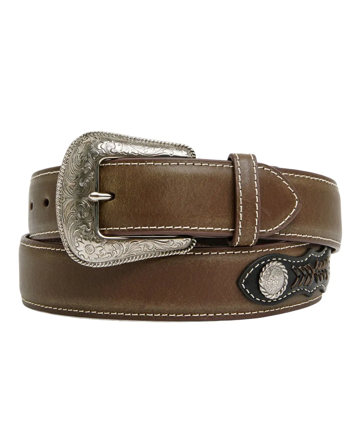 Nocona Men's Men'S Ribbon Concho Western Belt - N2476044