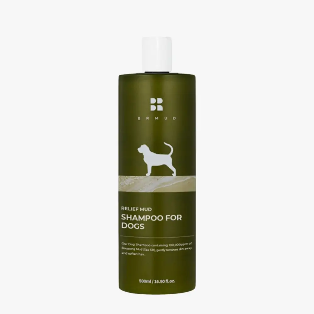 [Official BRMUD Partner] Relief Mud Shampoo for Dogs | Soothing, Hypoallergenic, Tearless Deodorizing Dog Shampoo w/Nourishing Extracts | for Dogs & Puppies (16.9 fl oz)