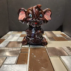 Vtg Elephant Bank Made In Japan