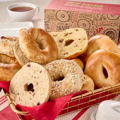 Just Bagels (24) 4oz NYC Bagels In Choice Of Flavors