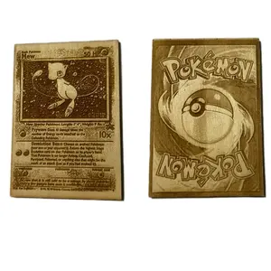 Wooden Card - Wood Engraving Card with Unique Design and High-Quality Craftsmanship