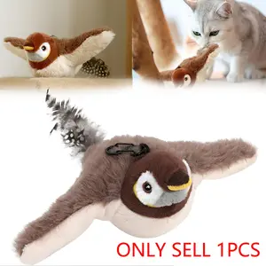 🐅 Unleash Your Cat's Inner Hunter! Realistic Bird Cat Toy with Sound & Catnip | Interactive Kicker Toy for Indoor Cats