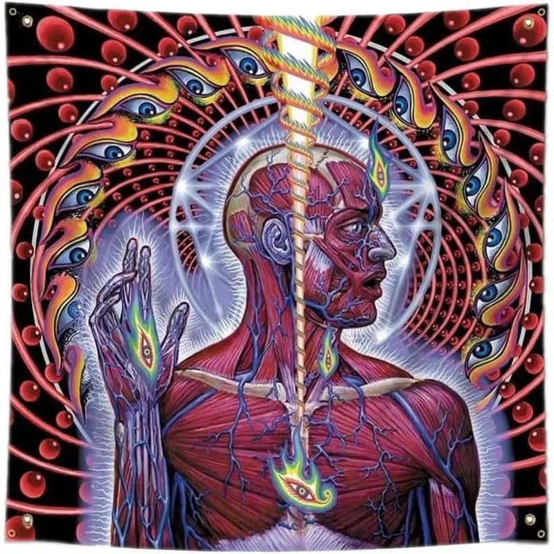 Tool Lateralus Banner Huge Poster Tapestry  Album Cover Art for Room Wall Garage Man Cave Indoor/Outdoor Decor