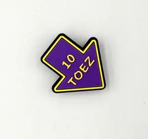 Purp & Yellow Sneaker Lace Jibbitz