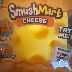 Viral squishy cheese large stress relief toy