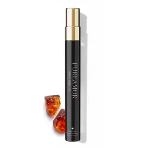 Amber Noir P2 Pheromone Perfume for Women, 12ml Travel Size Spray, Long Lasting Warm Scent