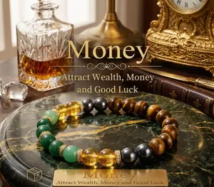 Ultimate Wealth Manifestation Bracelet - Tiger's Eye & Green Aventurine Crystal Prosperity Good Luck Charm