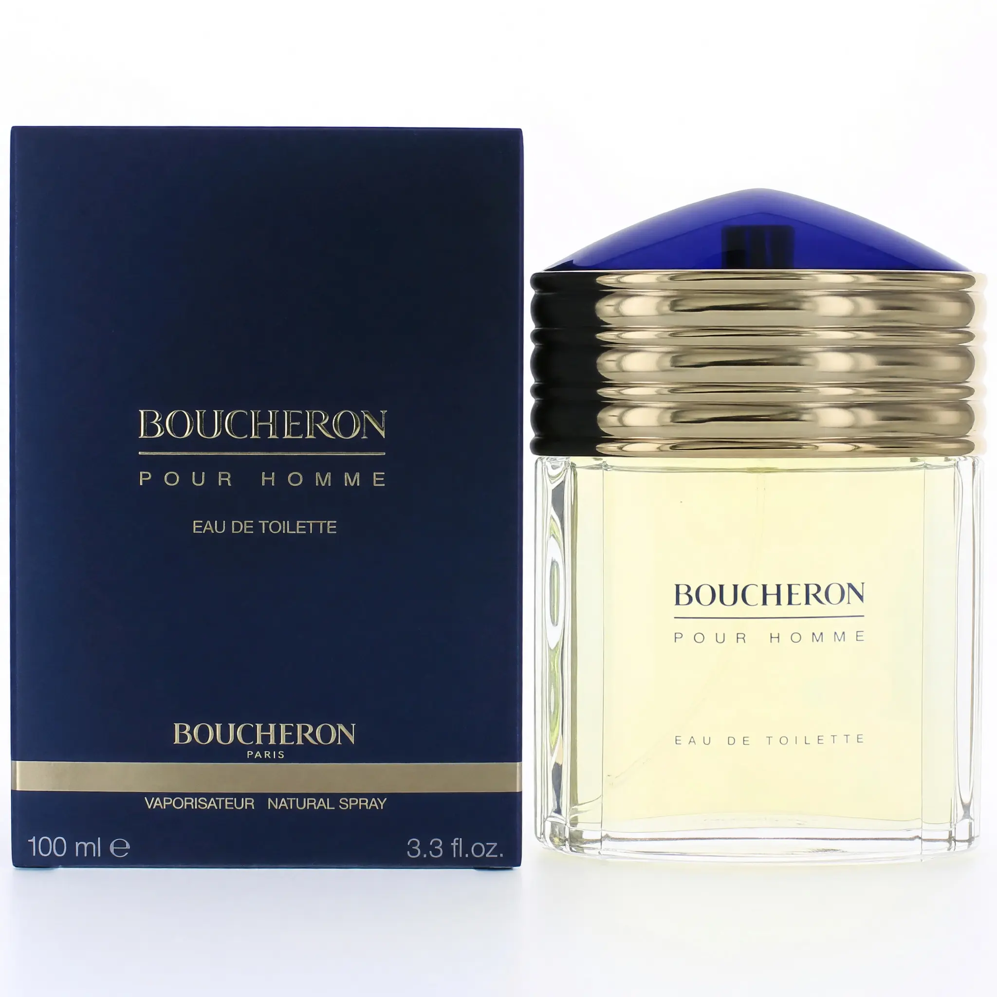 Boucheron Pour Homme by Boucheron, 3.3 oz EDT Spray for Men, Vanilla Scents, Signature Scent, Men's Fragrance, Award-Winning, Spray Bottle, Everyday Wear, Amber