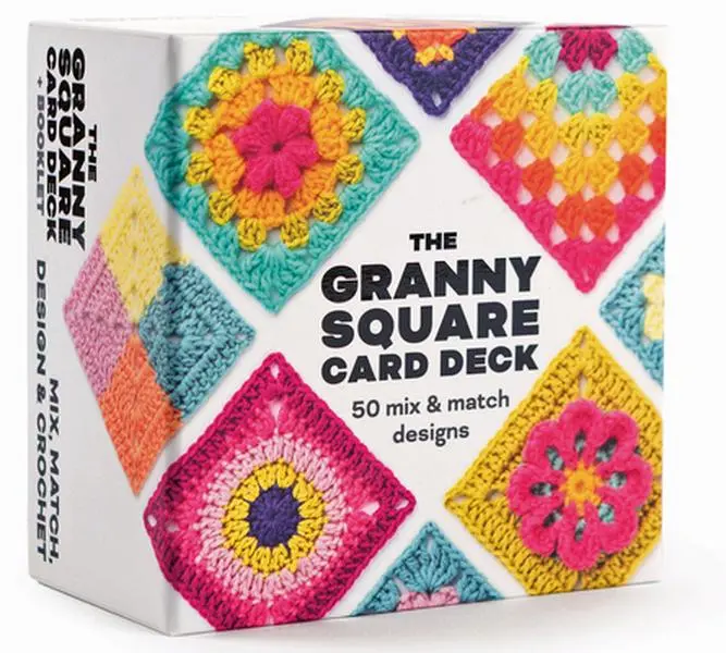 The Granny Square Hobby Card Deck - 50 Mix-and-Match Designs by Claire Montgomerie