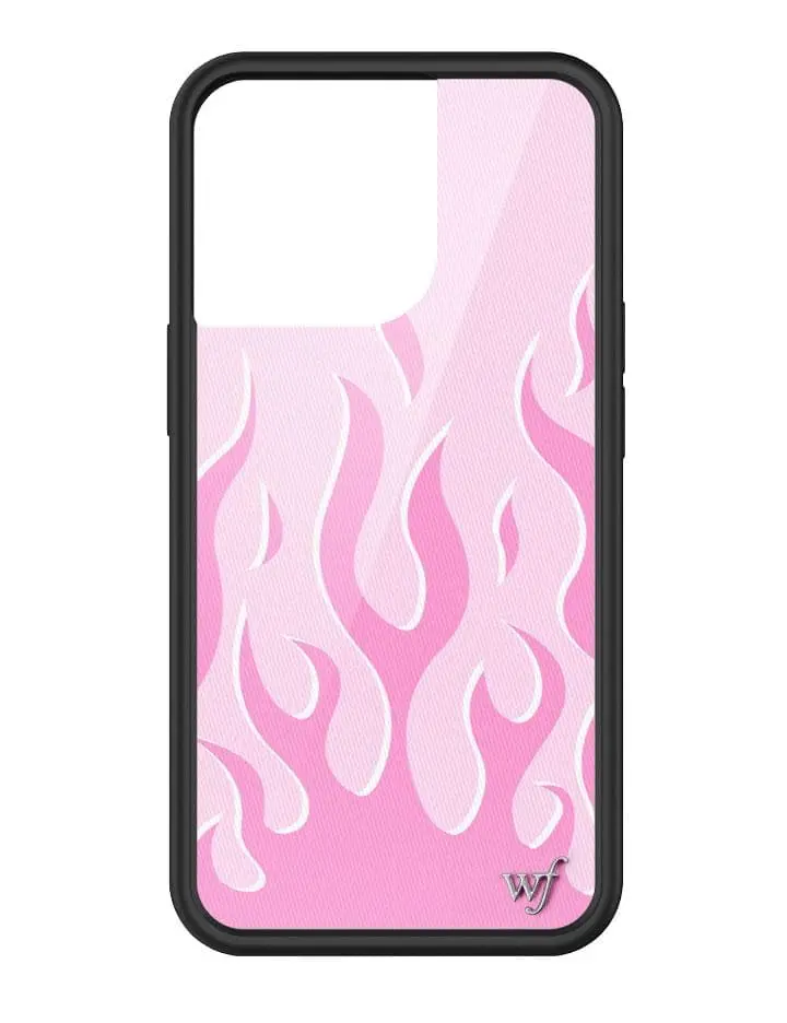 Wildflower Cases - Pink Flames, Limited Edition iPhone Case | Accessories Durable Protection Pink Trendy Classic Simple Girl Cellphone Cover