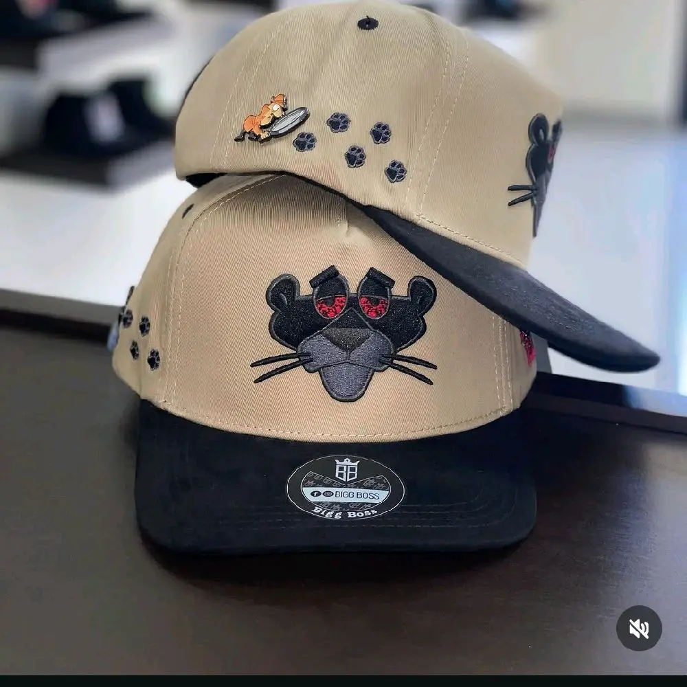 Premium Adjustable real pantera, Fashion Clothing Accessory Hat