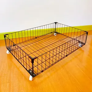 4 Pack Larger Under Bed Storage With Wheels,Rolling Under Bed Drawer,Under Bed Shoes Storage,Open Design, Large capacity,Suitable For Various Storage