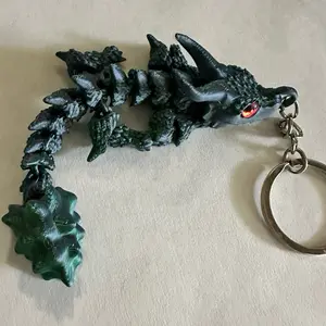 Flexible 3D Animal Keychain Charm