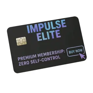 Impulse Elite Card Cover Glossy Vinyl Debit Wrap Skin