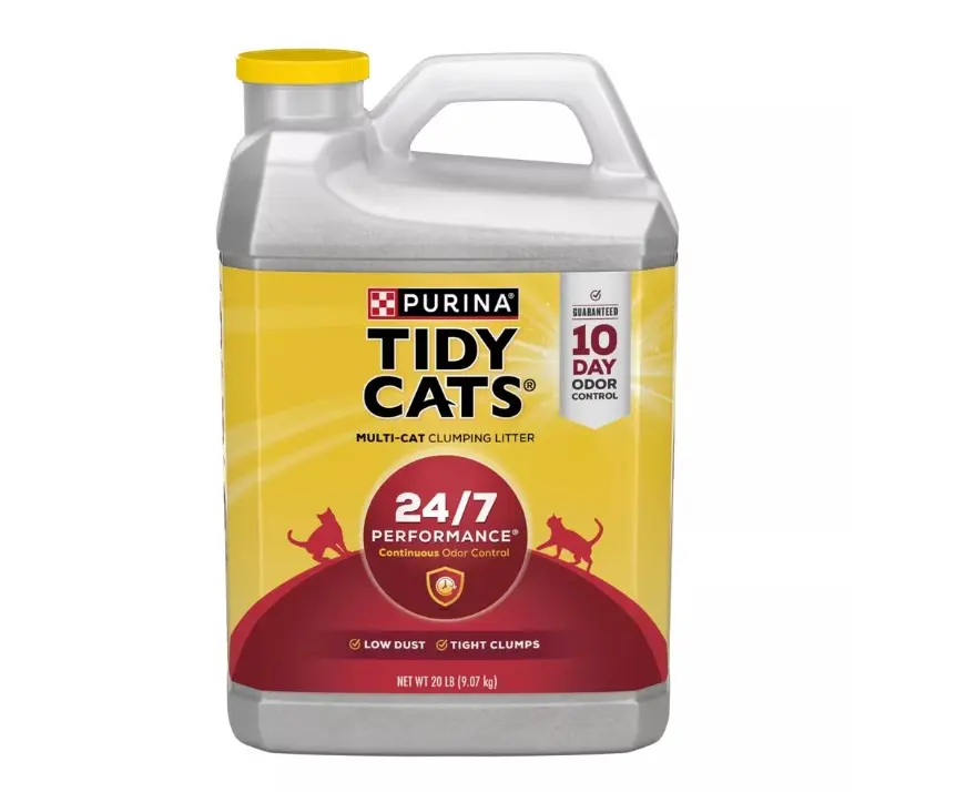 Purina Tidy Cats 24/7 Performance Clumping Scoop Cat & Kitty Litter for Multiple Cats - 20lbs