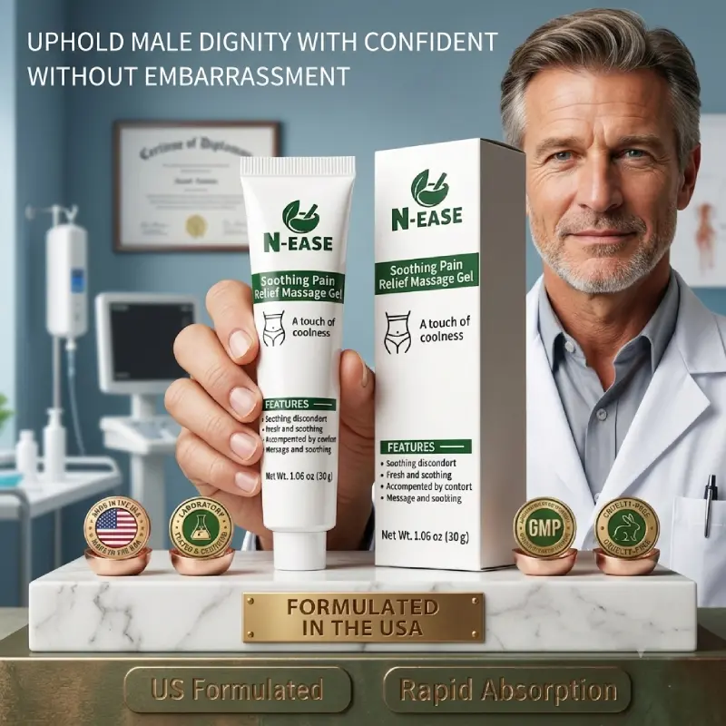 Relieves Urgent Discomfort,Natural Soothing Gel,  For Gentle Comfort and Care