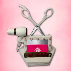 Rotating Card Holder — Vanity Mirror-Inspired Organizer